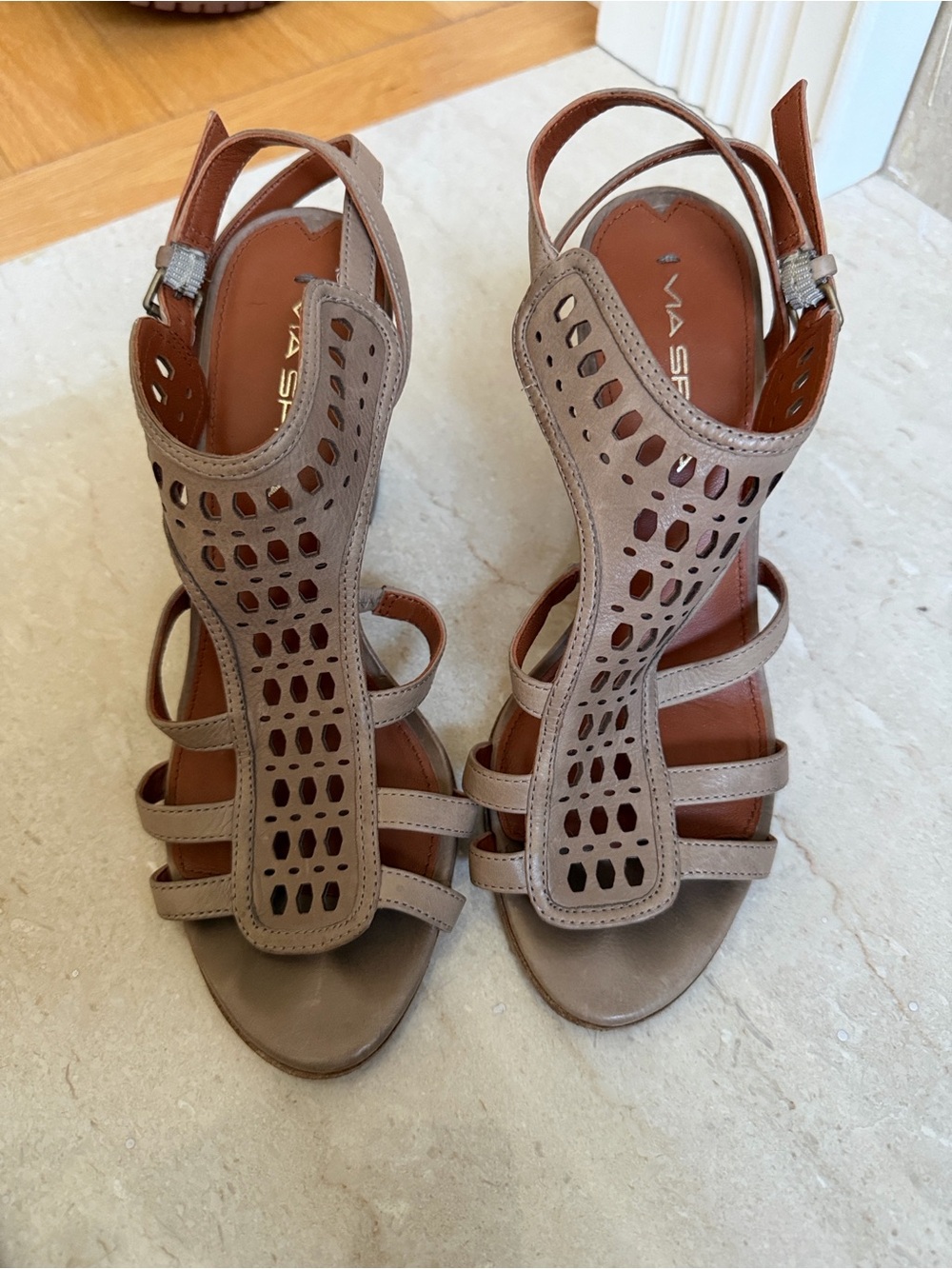 Via Spiga Fala Gladiator Sandals